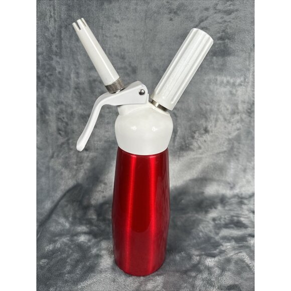 Whipped Cream Dispenser Durable Aluminum Red Foam Whipper 1 Pint - Picture 4 of 7